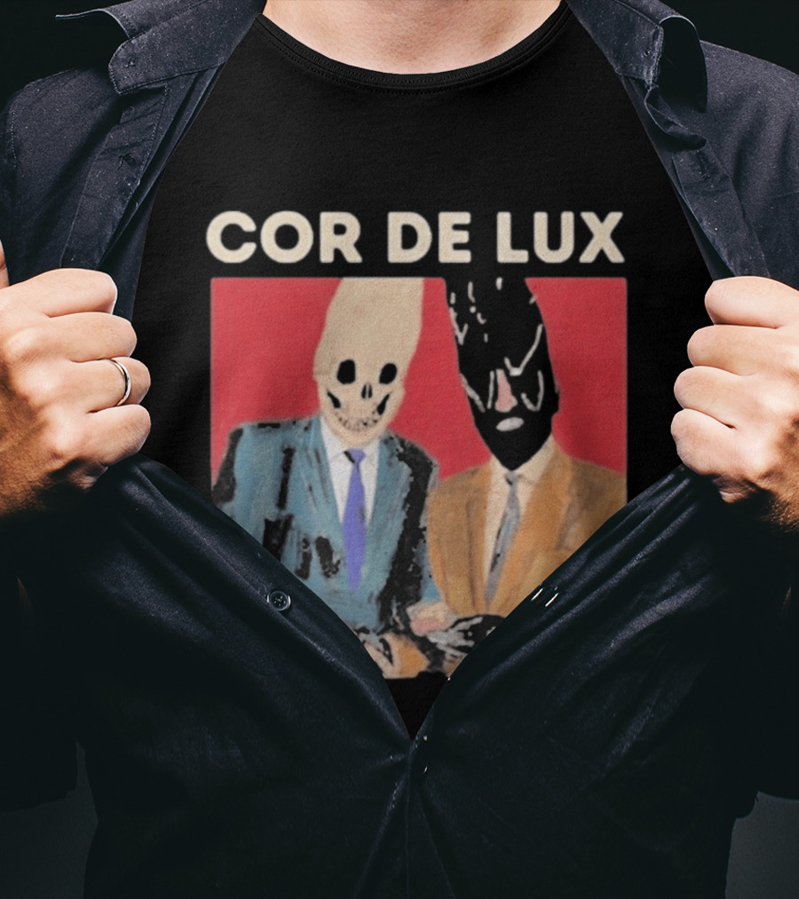 COR DE LUX Surreal Suited Figures T-Shirt