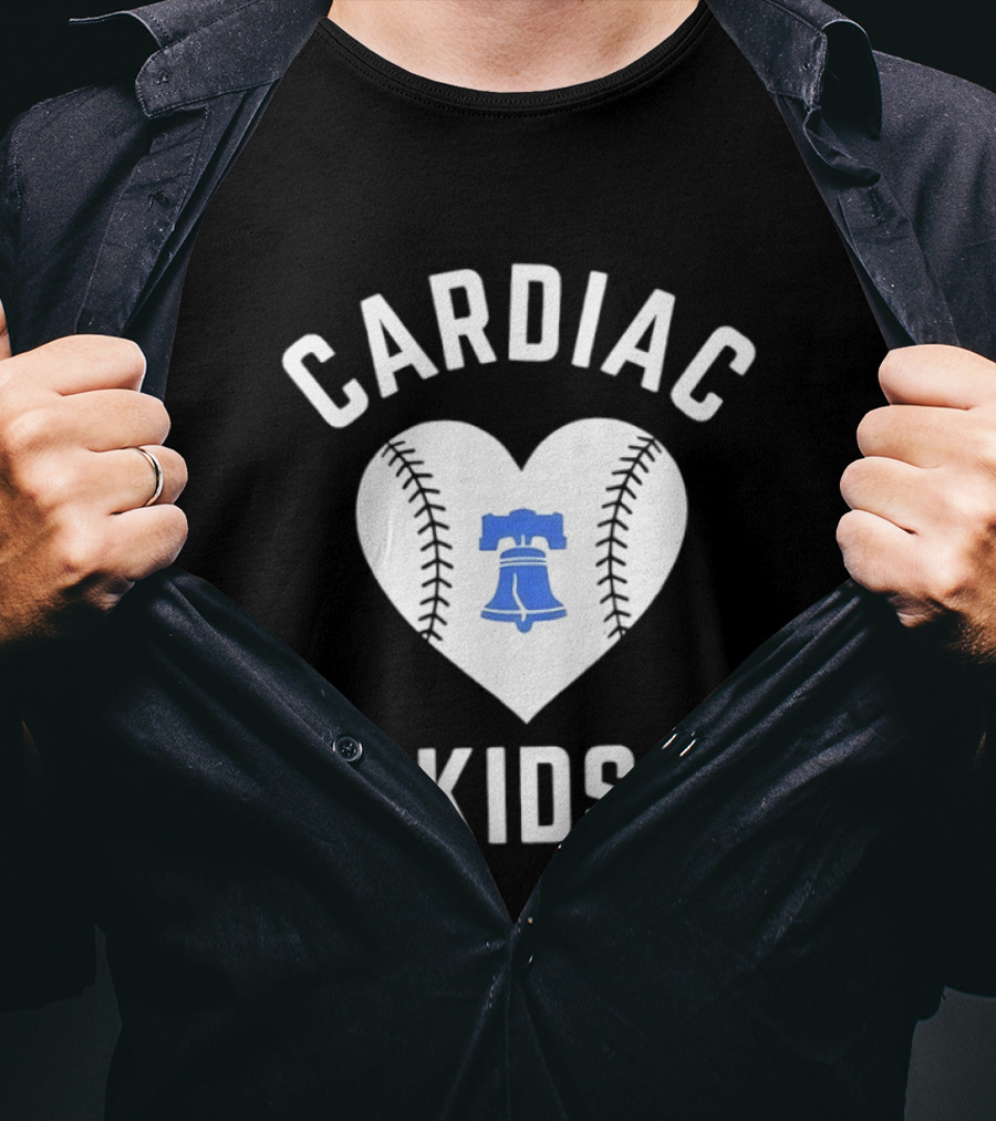 Cardiac Kids Heart Philadelphia Phillies Liberty Bell T-Shirt