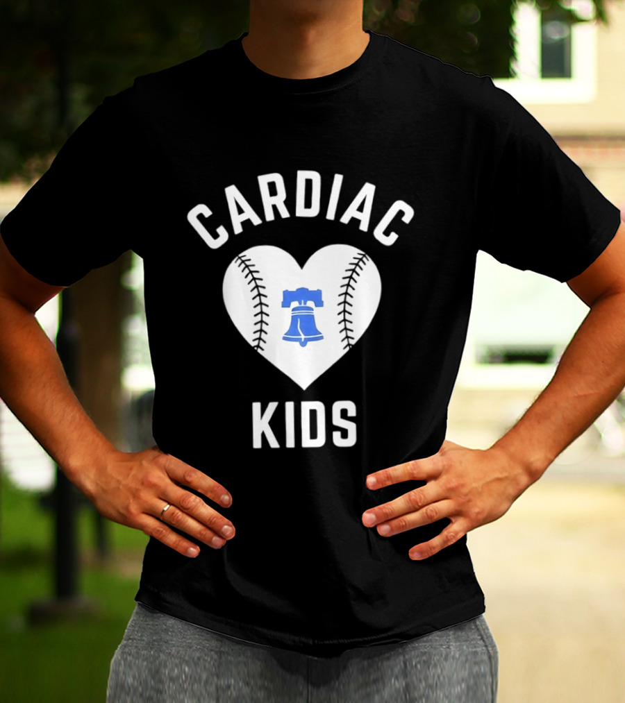 Cardiac Kids Heart Philadelphia Phillies Liberty Bell T-Shirt