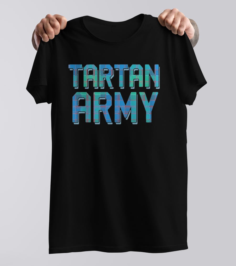 Tartan Army Scotland National Football Team Supporters T-Shirt