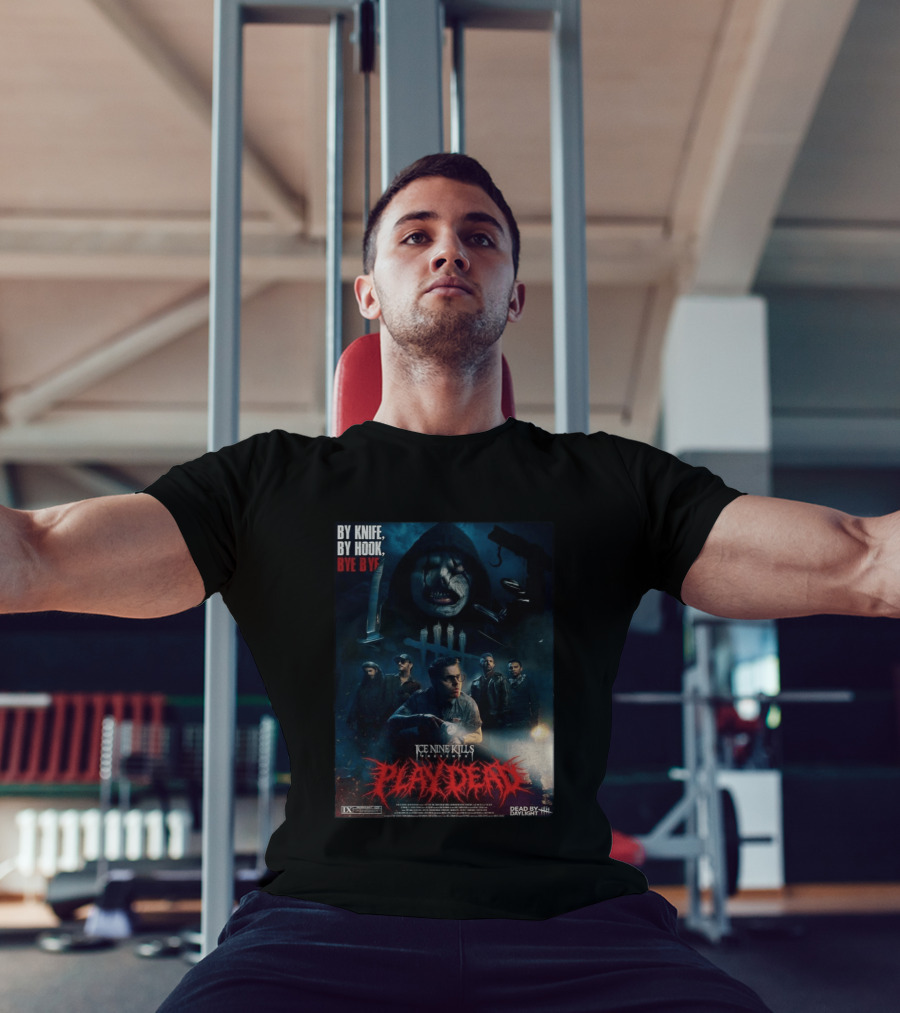 Ice Nine Kills X Dead By Daylight By Knife By Hook Bye Bye Play Dead T-Shirt