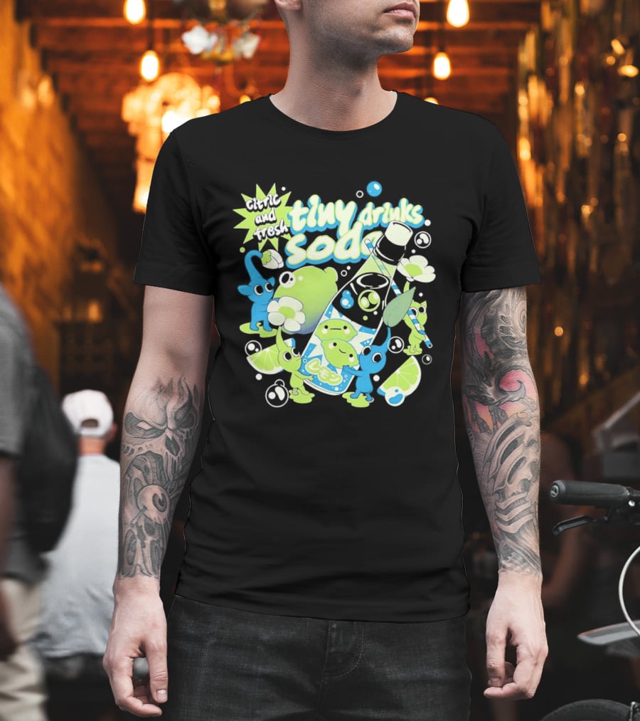 Tiny Drinks Soda Lemon Lime Pikmin Fresh And Juicy T-Shirt