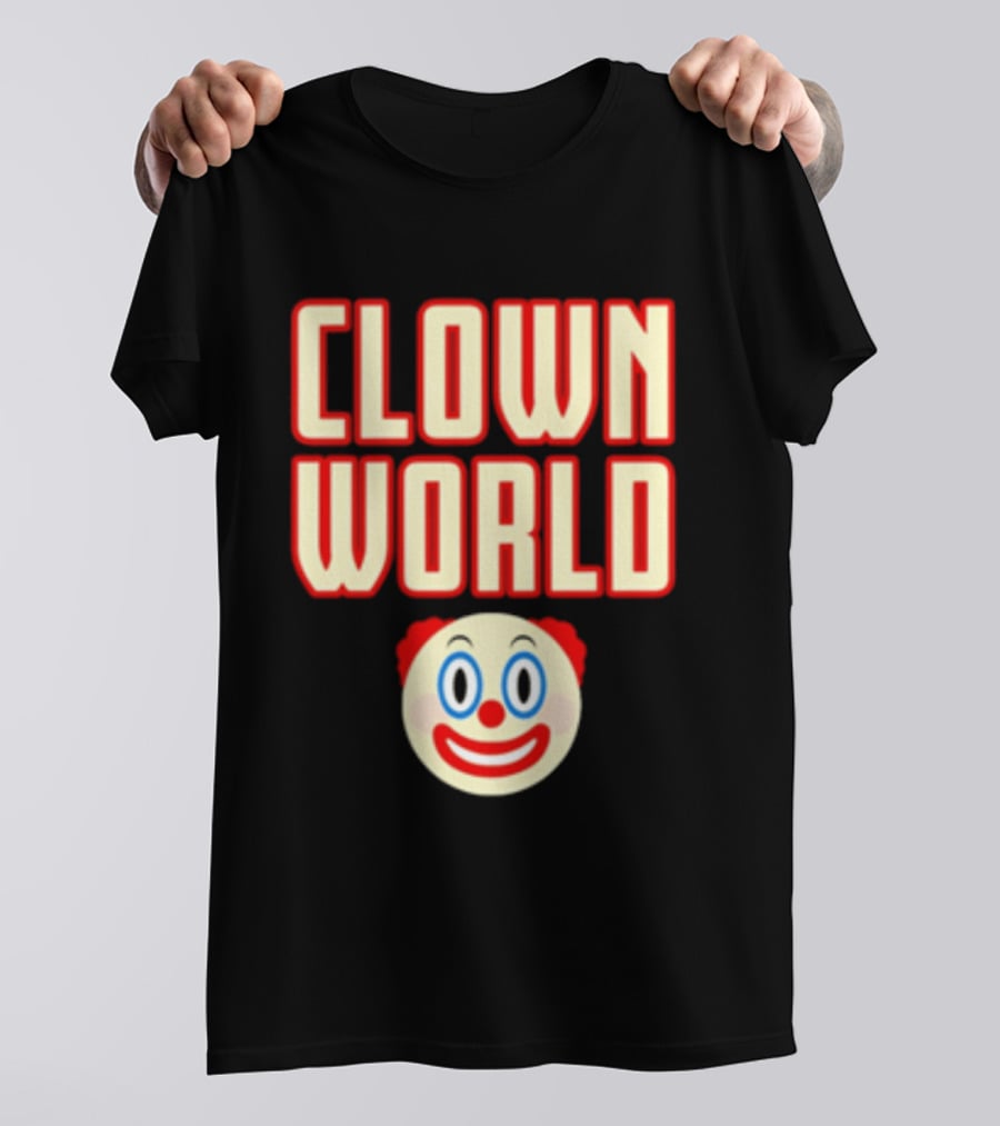 Clown World Satire Humor Iconic Face T-Shirt
