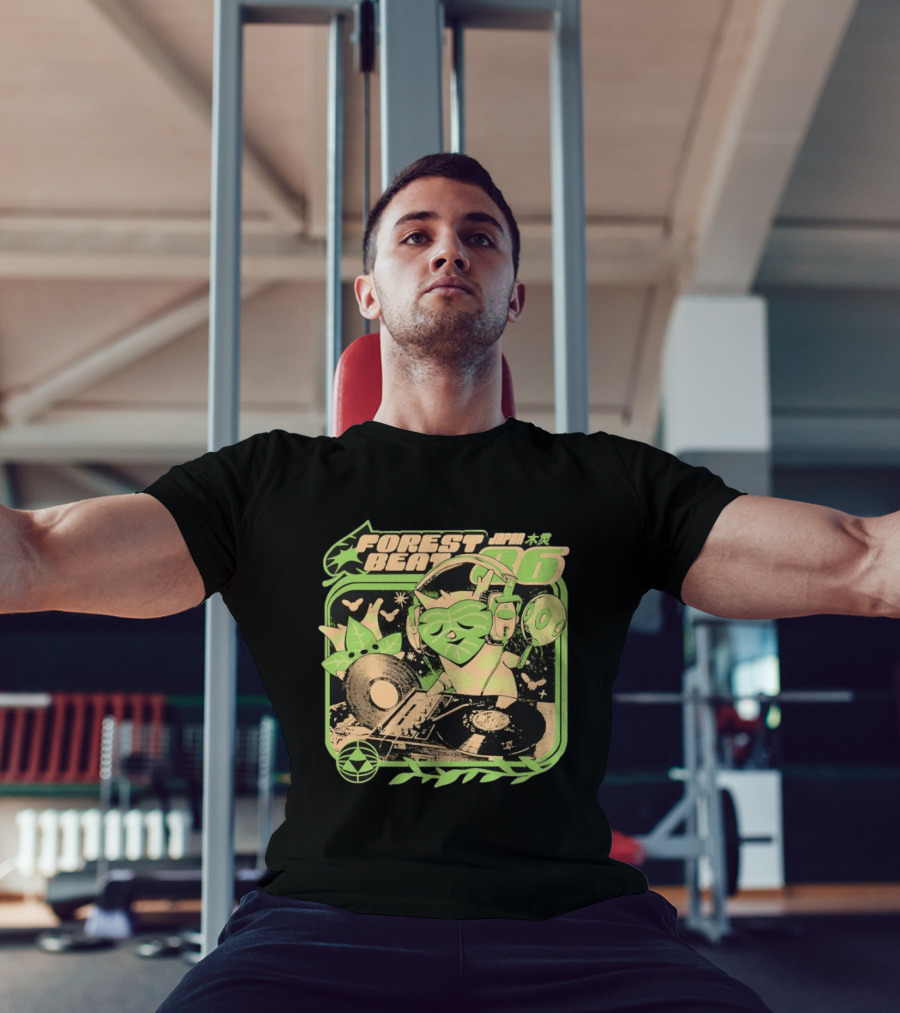 Forest Beat Korok DJ Vinyl Turntable Japan Music 86 T-Shirt