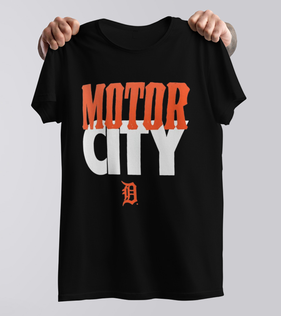Detroit Tigers Motor City MLB Baseball Team Fan Gear T-Shirt