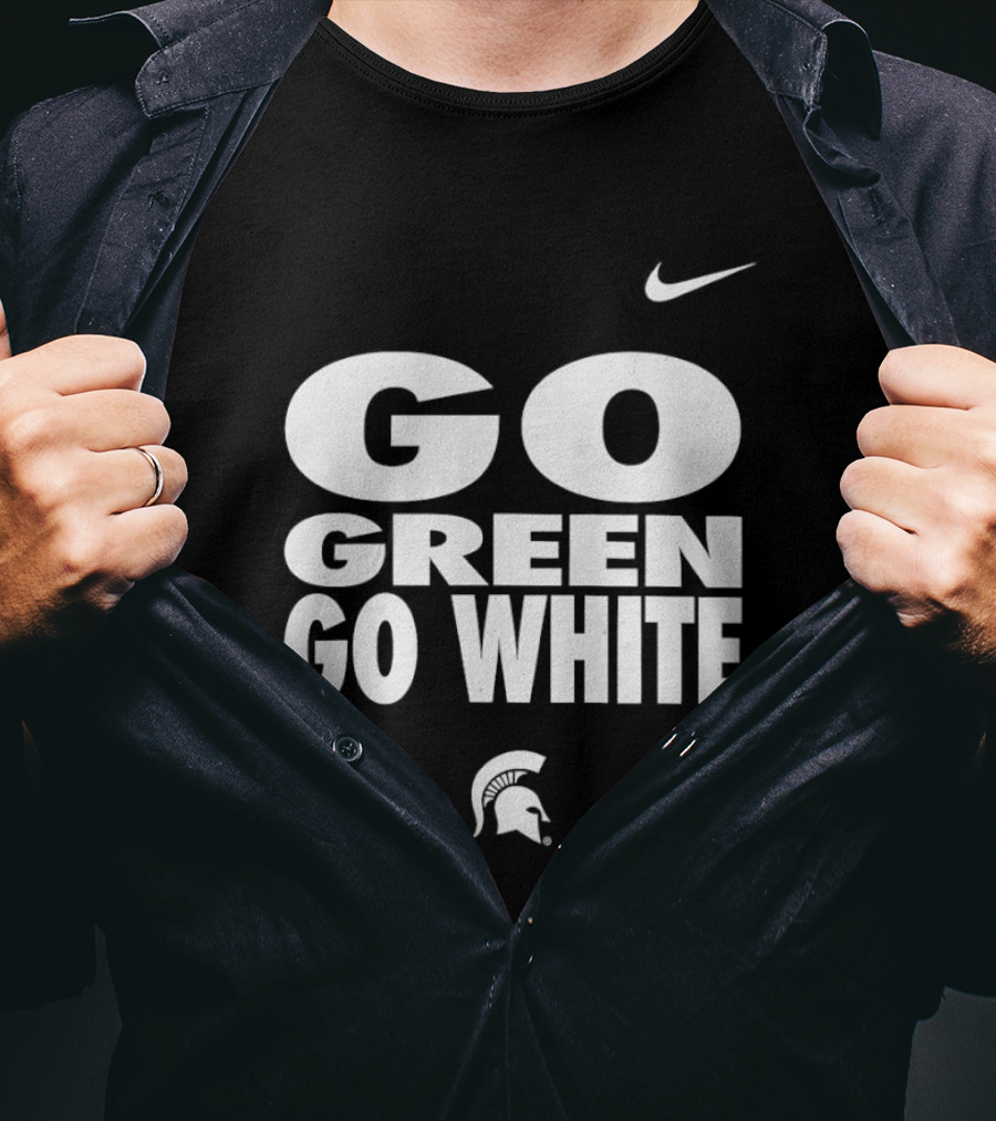 Nike Michigan State Spartans Go Green Go White T-Shirt