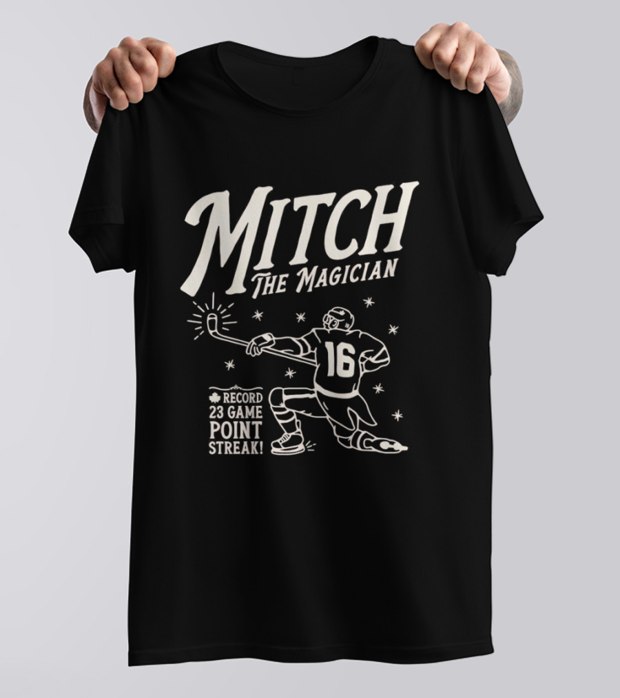 Mitch The Magician 16 Toronto Maple Leafs 23 Game Point Streak T-Shirt