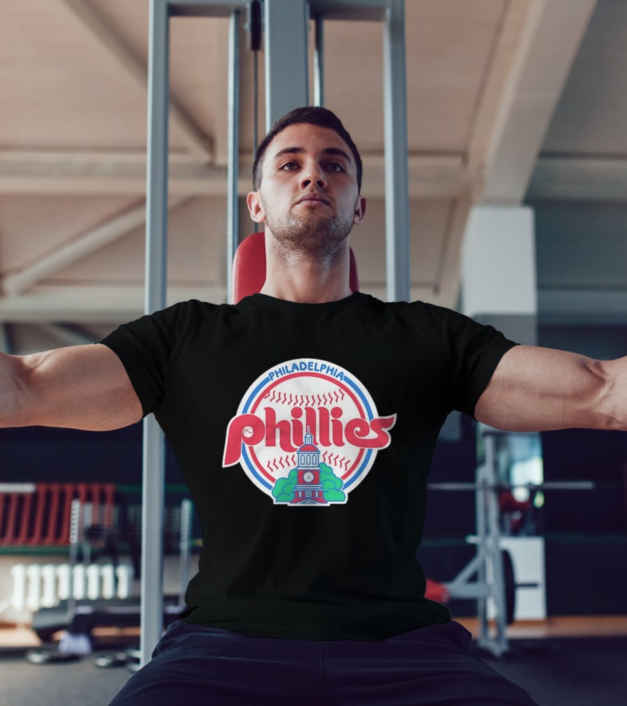 Philadelphia Phillies Independence Hall Baseball Team T-Shirt
