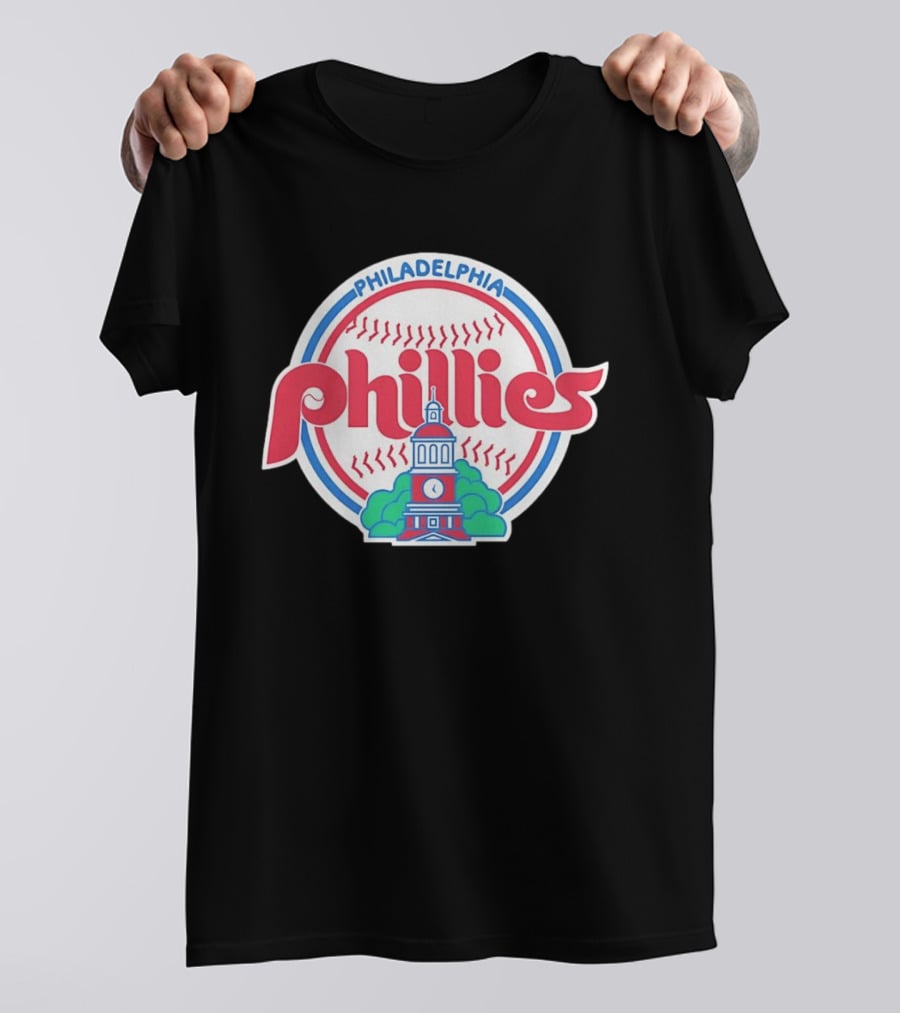 Philadelphia Phillies Independence Hall Baseball Team T-Shirt