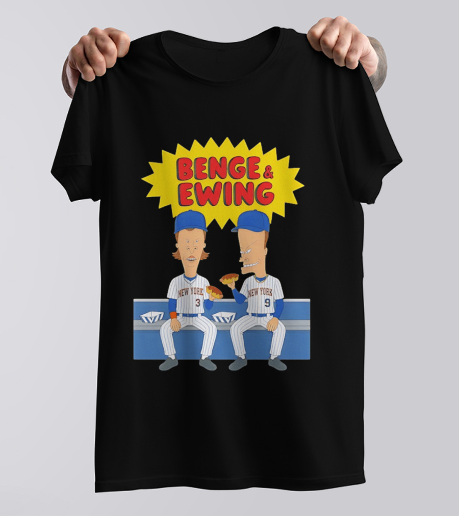 Benge & Ewing New York Mets Beavis And Butt Head T-Shirt