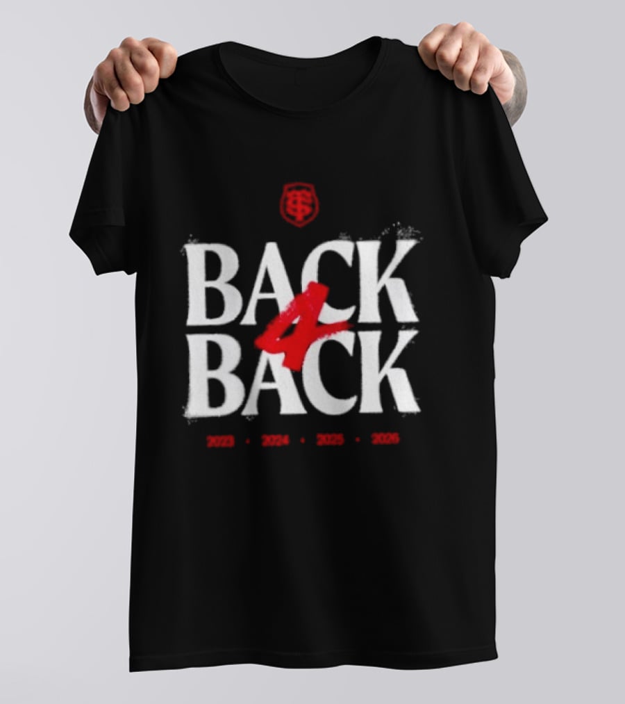 Stade Toulousain Back To Back 4 Times T-Shirt