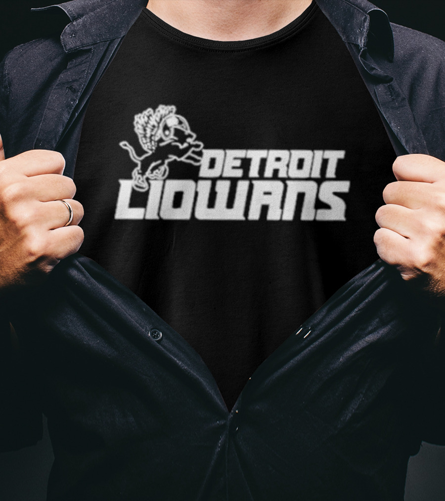Detroit Lions Liowans Lion T-Shirt