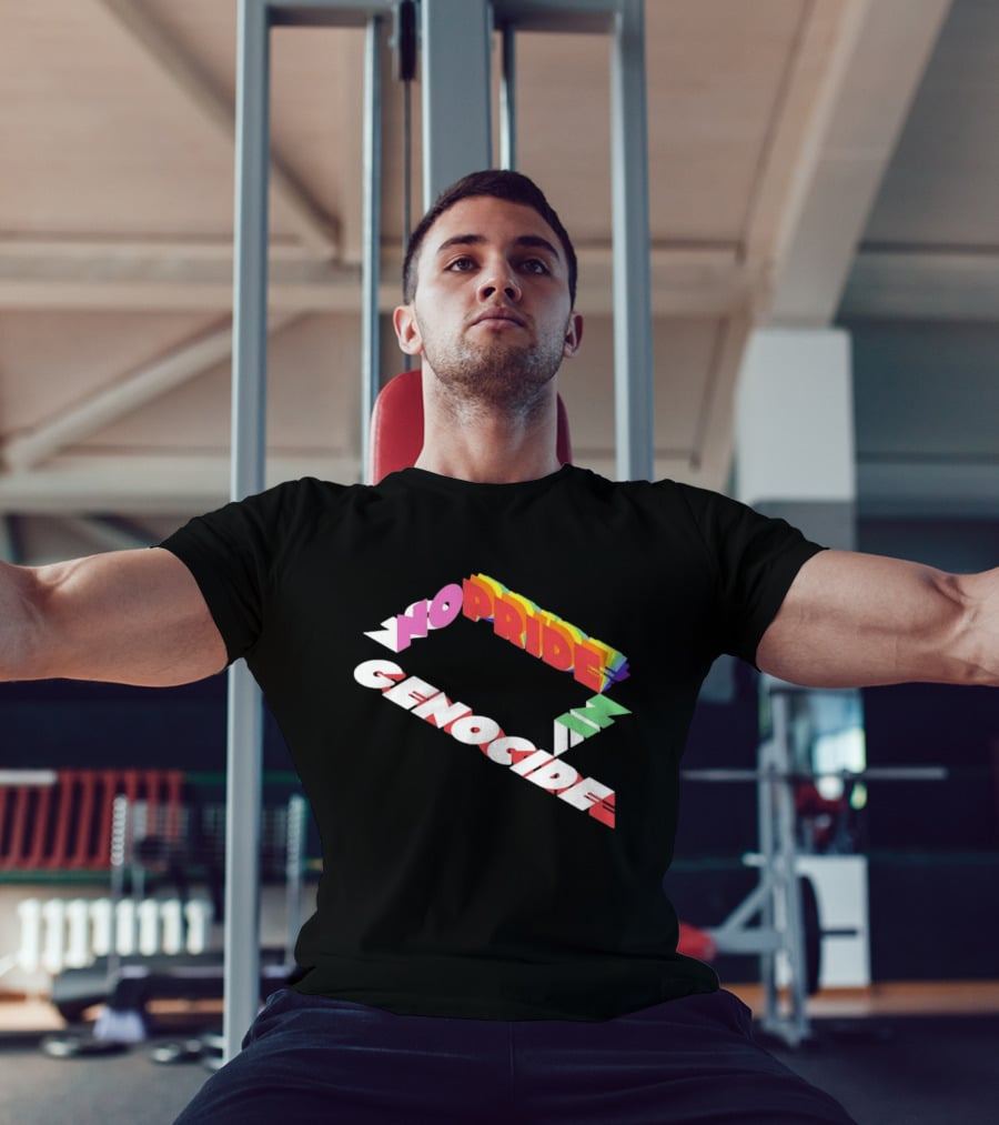 No Pride In Genocide Colorful 3D T-Shirt