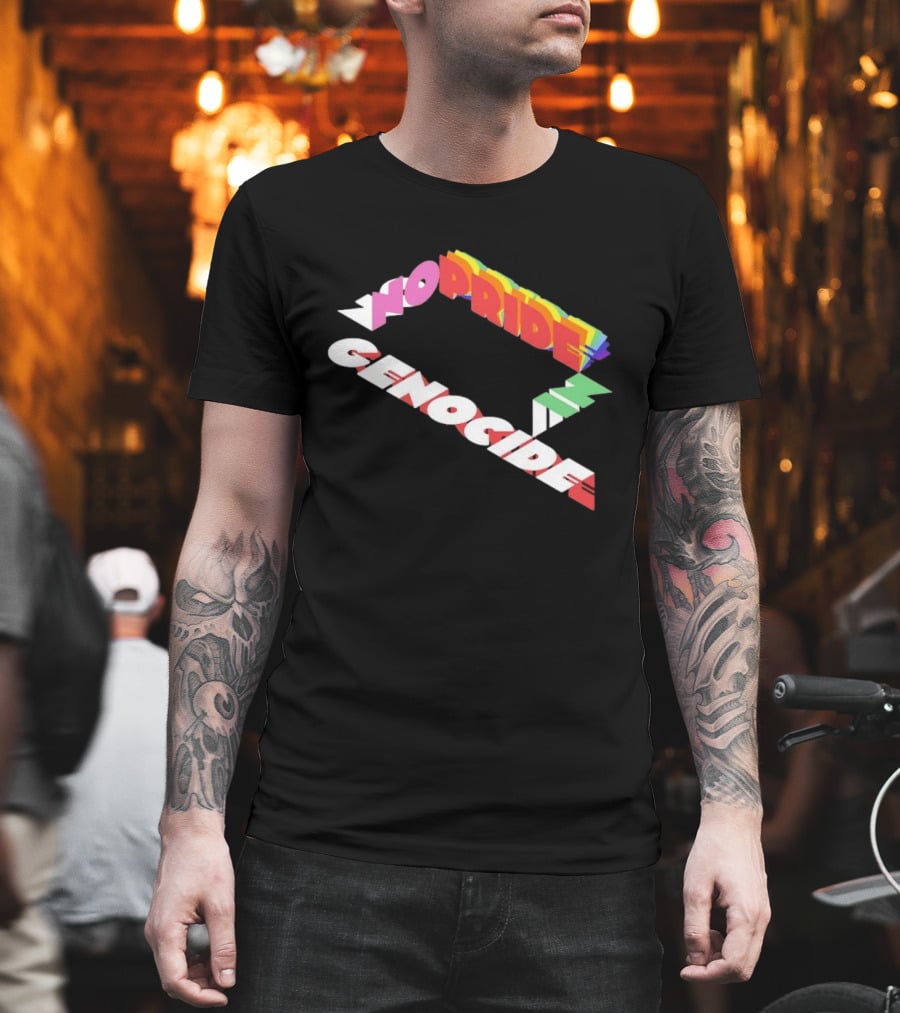 No Pride In Genocide Colorful 3D T-Shirt