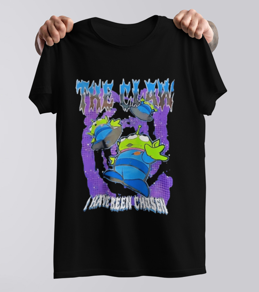 Toy Story Aliens The Claw I Have Been Chosen Pixar Movie Iconic Scene T-Shirt