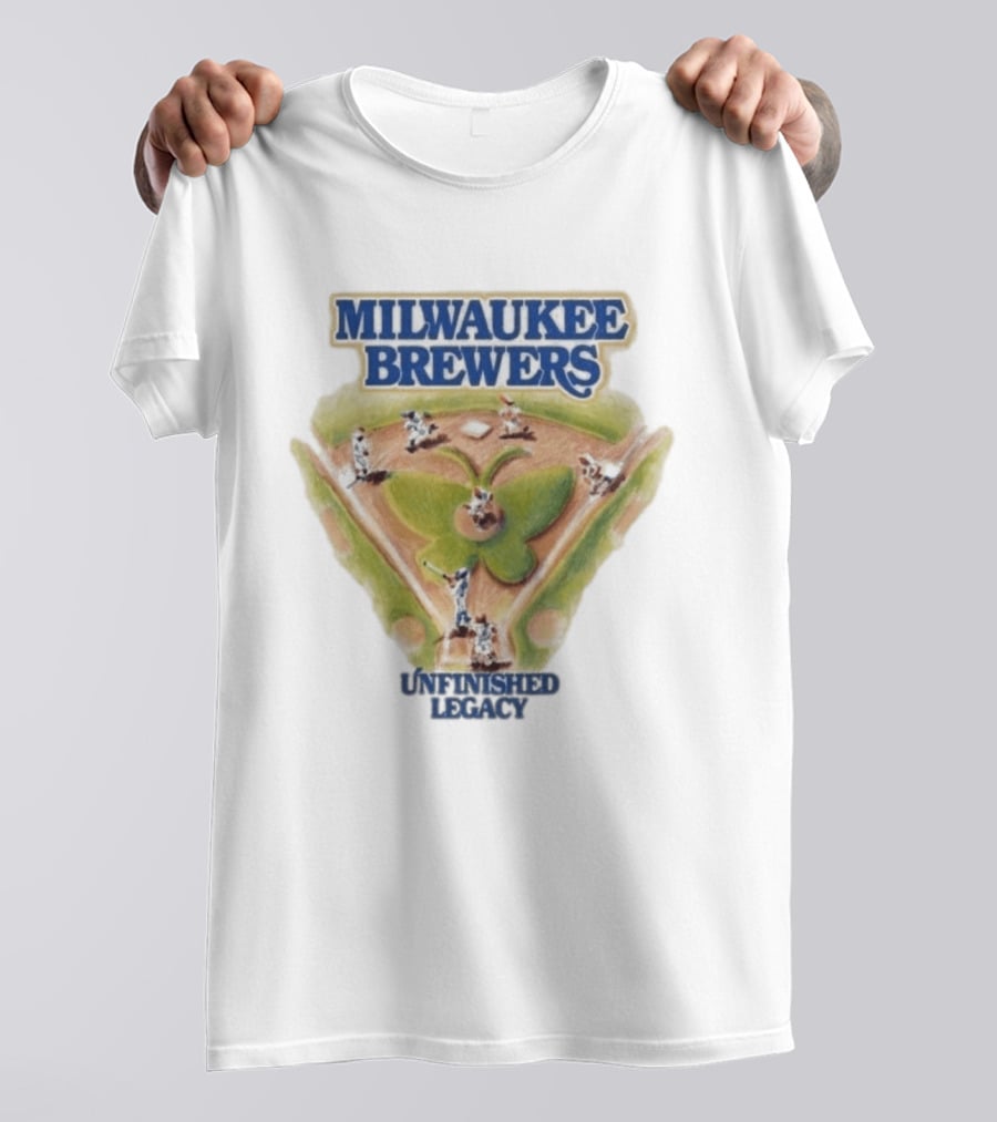 Milwaukee Brewers 2026 Giveaway Unfinished Legacy Local Artist T-Shirt