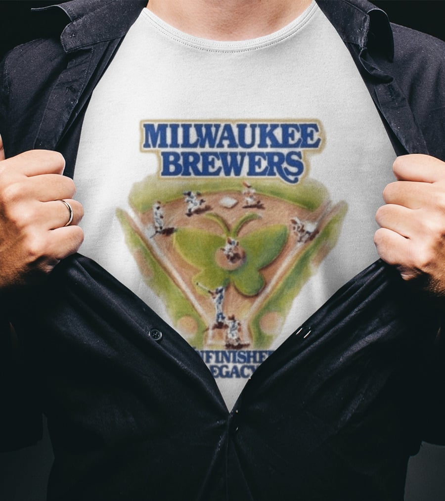 Milwaukee Brewers 2026 Giveaway Unfinished Legacy Local Artist T-Shirt