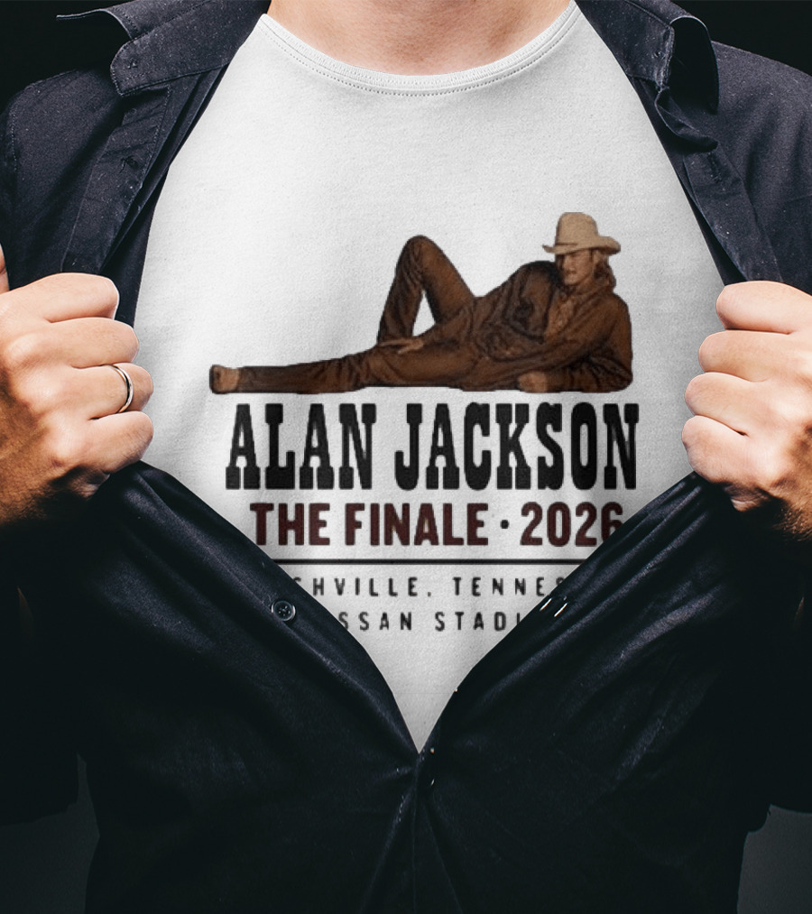 Alan Jackson The Finale 2026 Nashville Tennessee Nissan Stadium T-Shirt