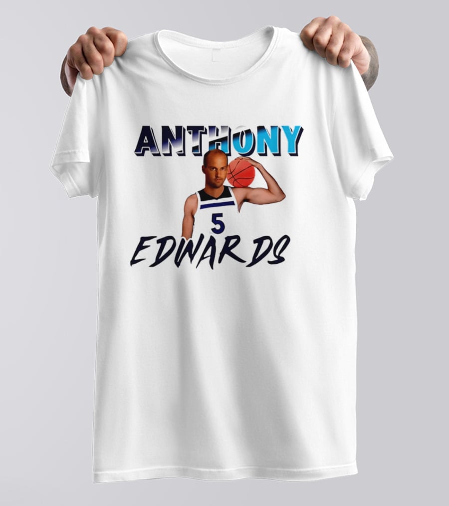 Anthony Edwards 5 Minnesota Timberwolves Basketball T-Shirt
