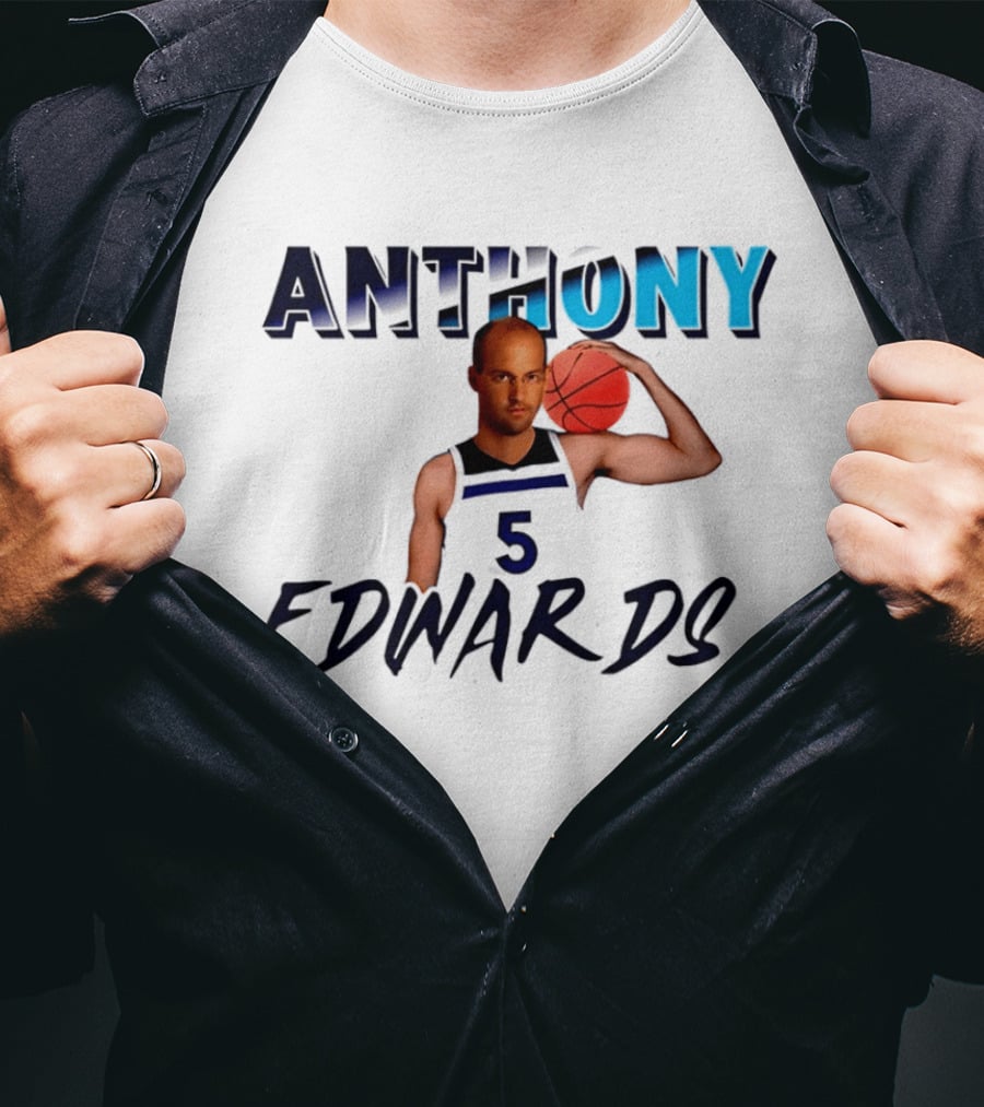 Anthony Edwards 5 Minnesota Timberwolves Basketball T-Shirt