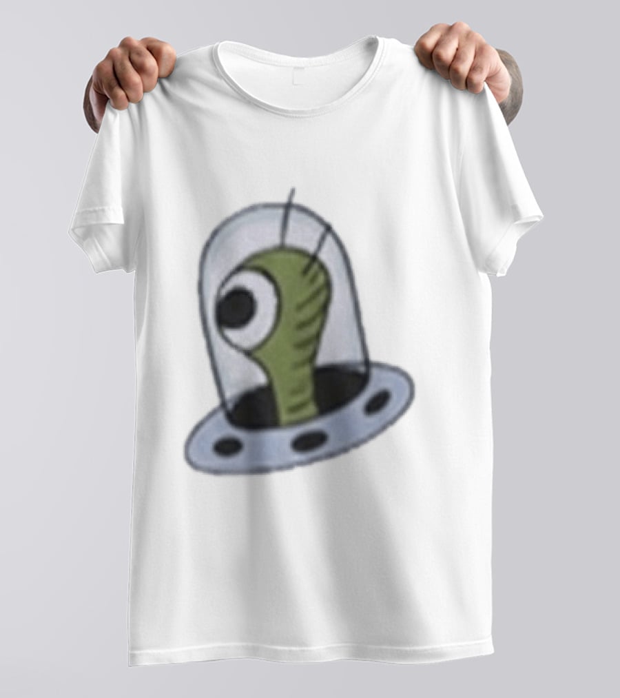Bizarro Secret UFO Alien Spaceship T-Shirt