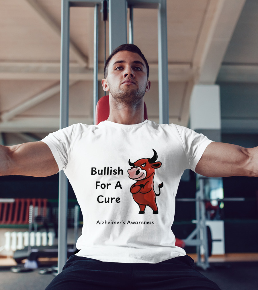 Bullish For A Cure Alzheimer's Awareness Red Bull T-Shirt