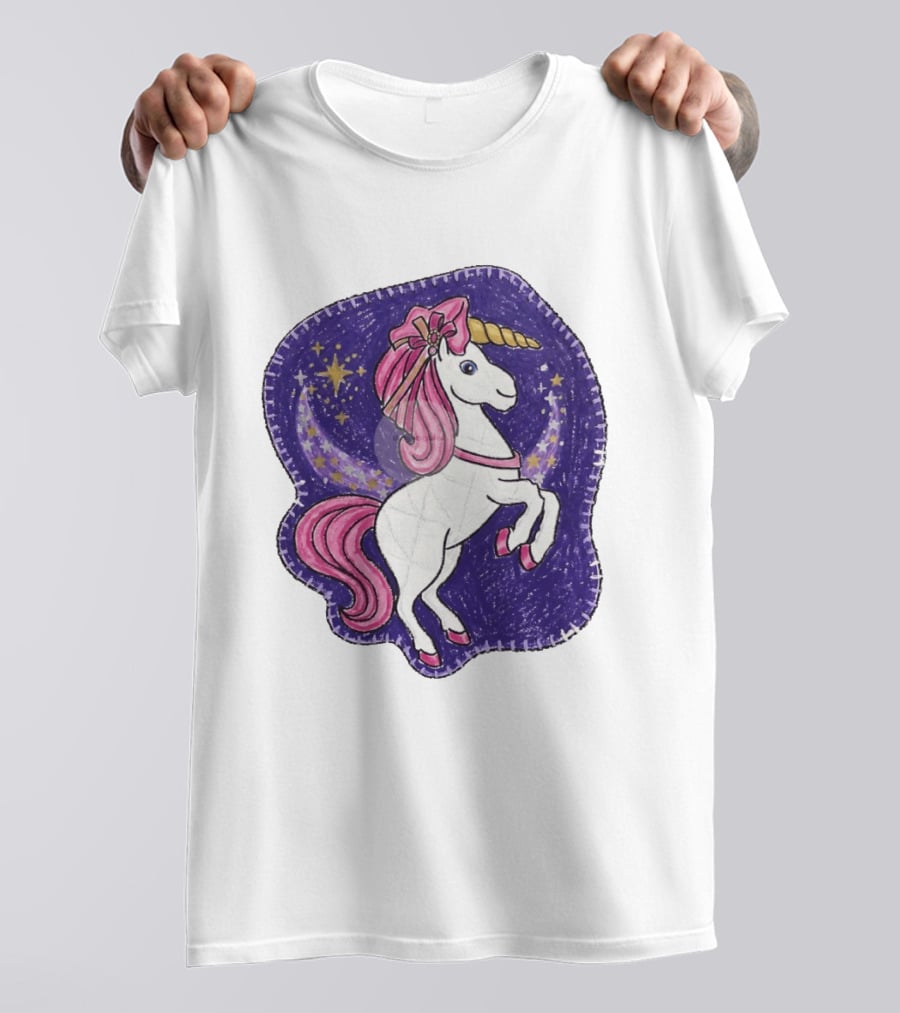 Lizzie Unicorn Dreams Come True Disney Starry Night T-Shirt