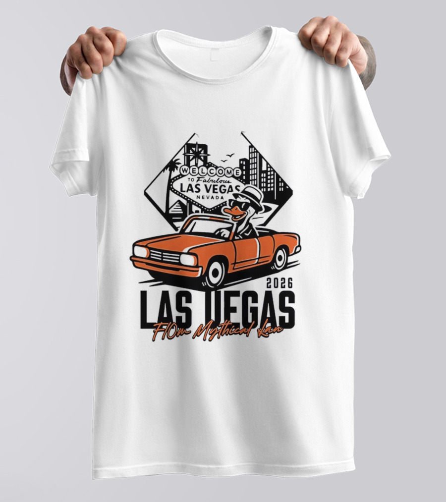 Las Vegas 2026 Duck Driving Convertible Flom Mythical Lan T-Shirt
