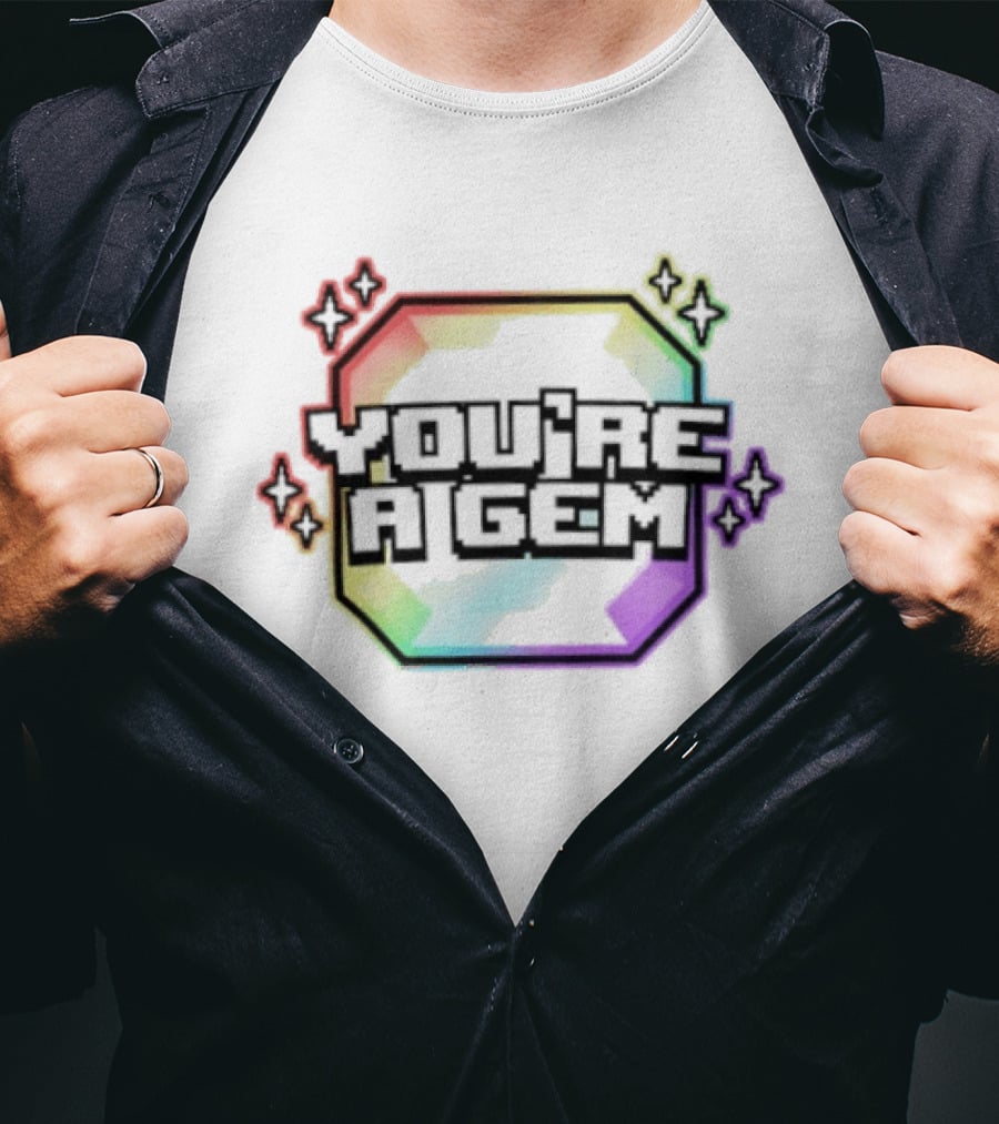 You're A Gem Emidivergent Pride Stars Rainbow T-Shirt