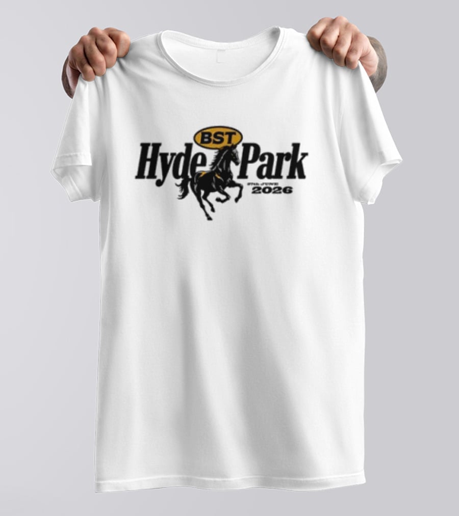 Garth Brooks BST Hyde Park 2026 Event Featuring Iconic Horse T-Shirt