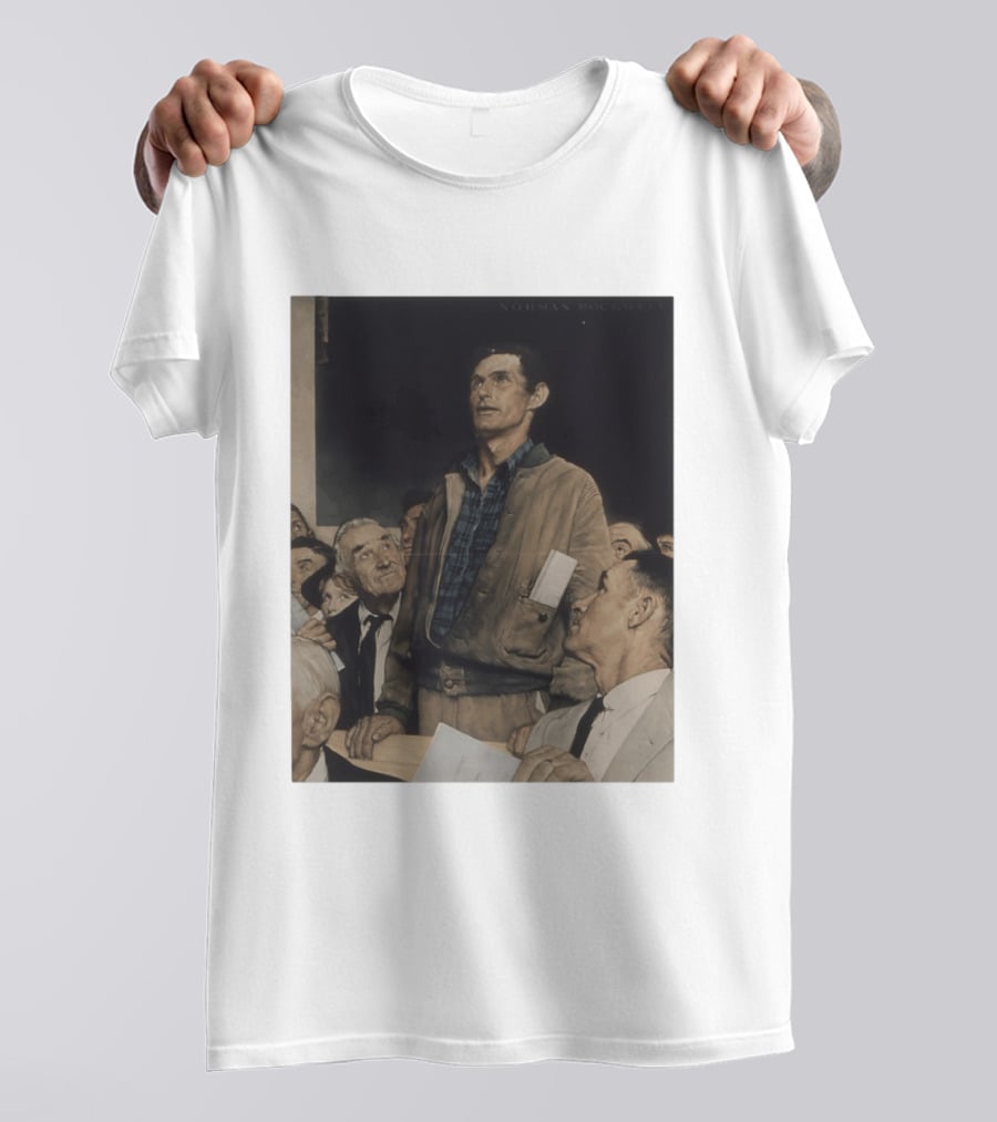 Norman Rockwell Four Freedoms 1943 Freedom Of Speech Timeless T-Shirt