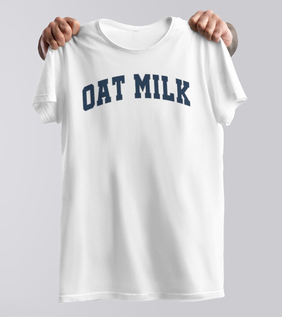 Oat Milk U Arch Lettering T-Shirt