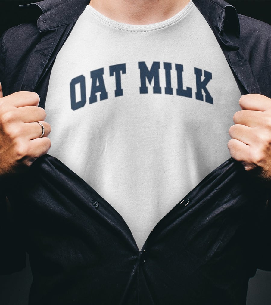 Oat Milk U Arch Lettering T-Shirt