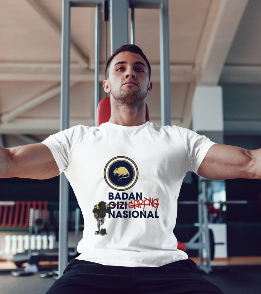 Badan Gizi Garong Nasional Indonesia Rat Symbol Satire T-Shirt