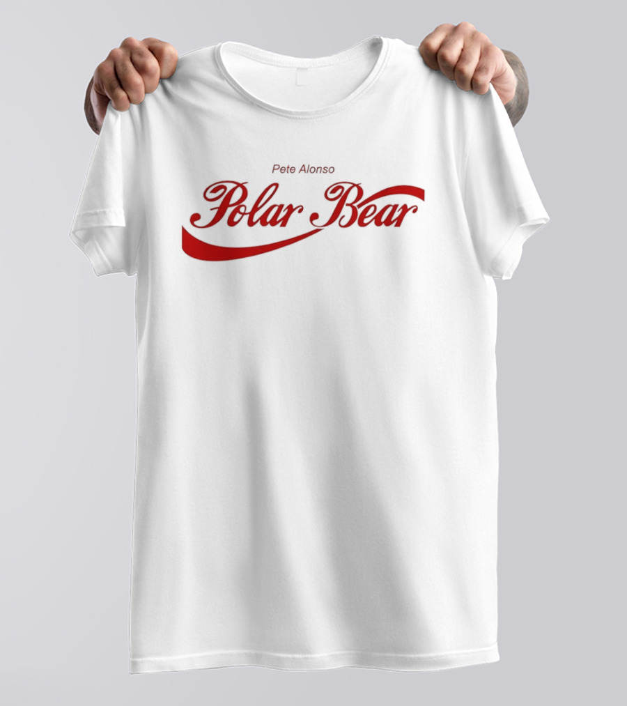 Pete Alonso Polar Bear Coca Cola Style Orioles T-Shirt