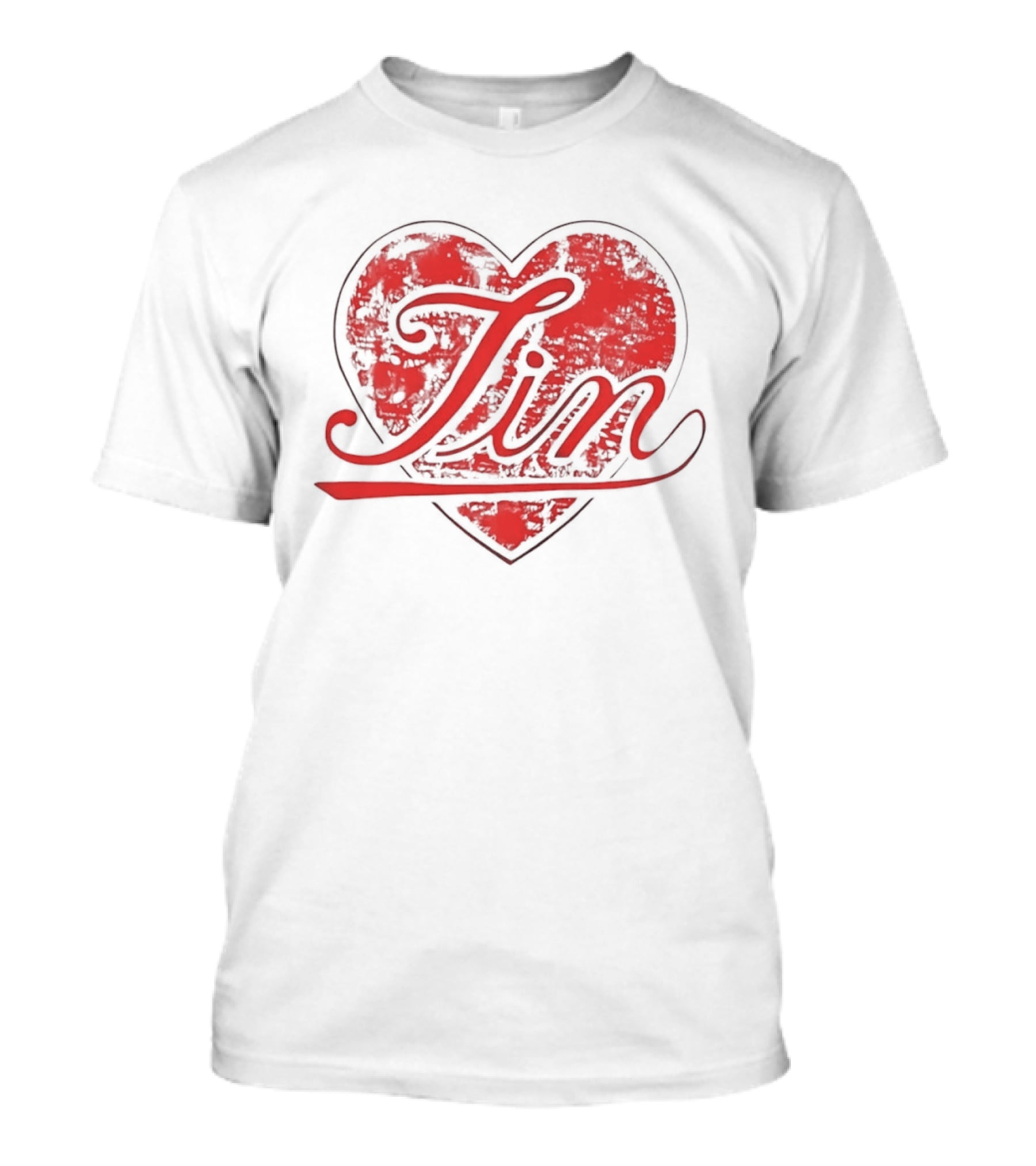BTS Army Red Jin Heart T-Shirt