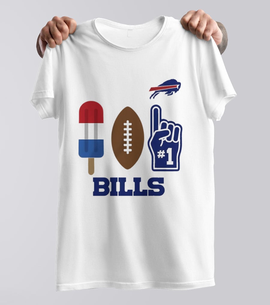 Buffalo Bills Football Popsicle Foam Finger 2026 Season T-Shirt