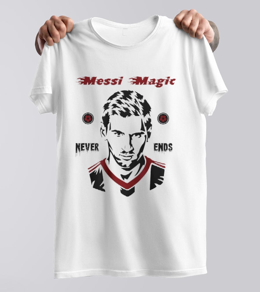 Messi Magic Never Ends Soccer Legendary T-Shirt