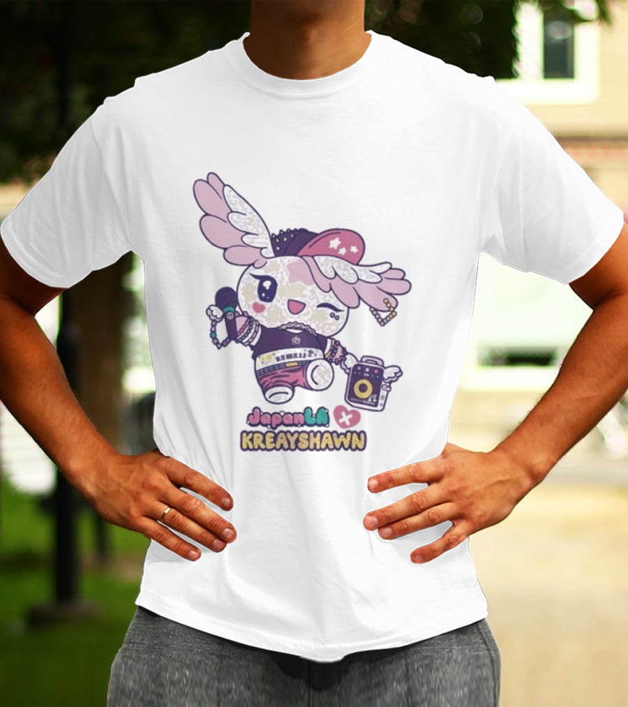 Michi Kreayshawn JapanLA Kawaii Bunny DJ Vibes T-Shirt