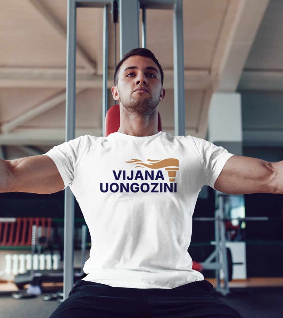 Vijana Uongozini Torch Symbol Edwin Sifuna Parliament Building T-Shirt