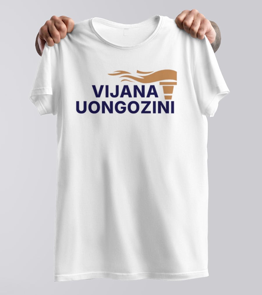 Vijana Uongozini Torch Symbol Edwin Sifuna Parliament Building T-Shirt