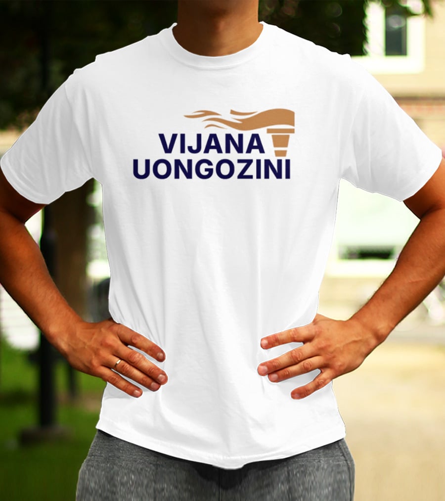 Vijana Uongozini Torch Symbol Edwin Sifuna Parliament Building T-Shirt