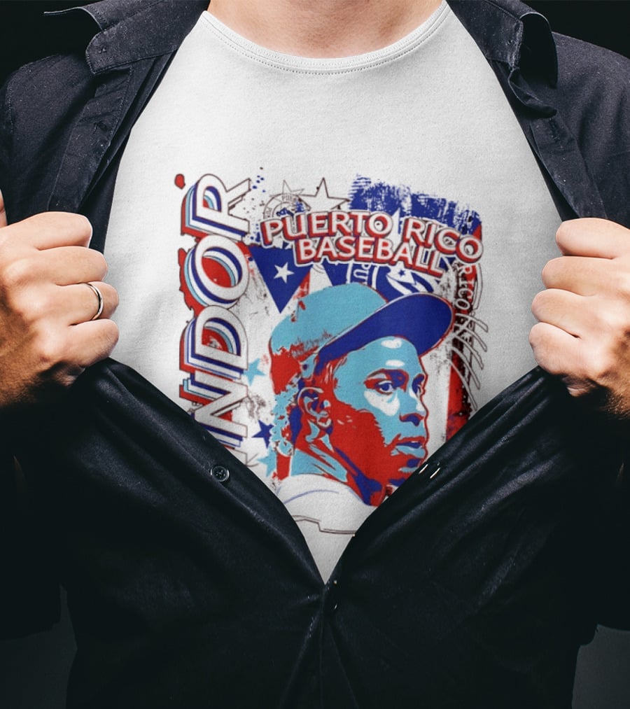 Francisco Lindor Puerto Rico Baseball MLB Player T-Shirt