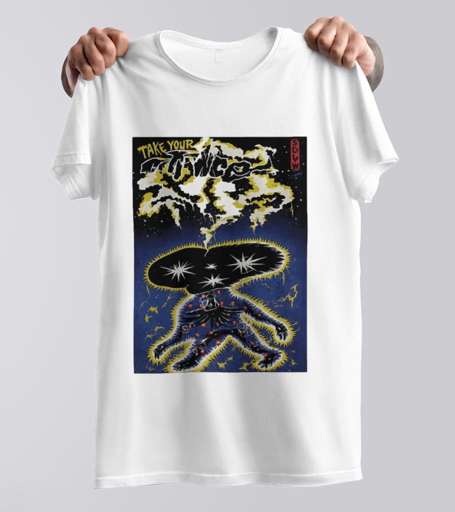 Take Your Chance SLW Electric Cosmic Figure Explosion T-Shirt