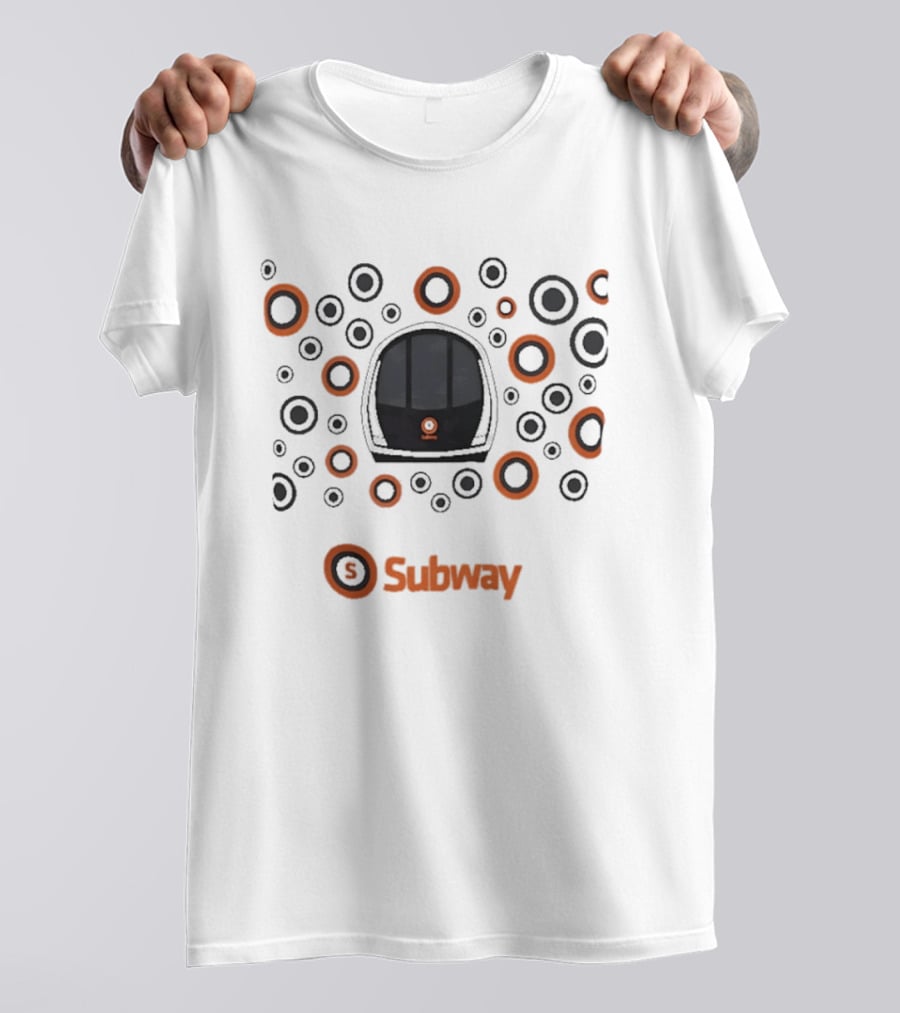 Glasgow Subway Mini Train Driver Subway Circles T-Shirt