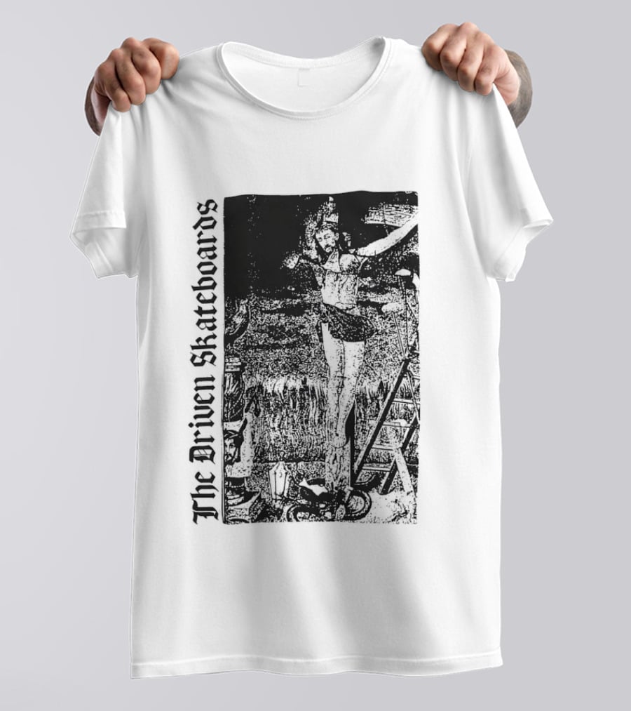 The Driven Skateboards Skeleton Rider T-Shirt