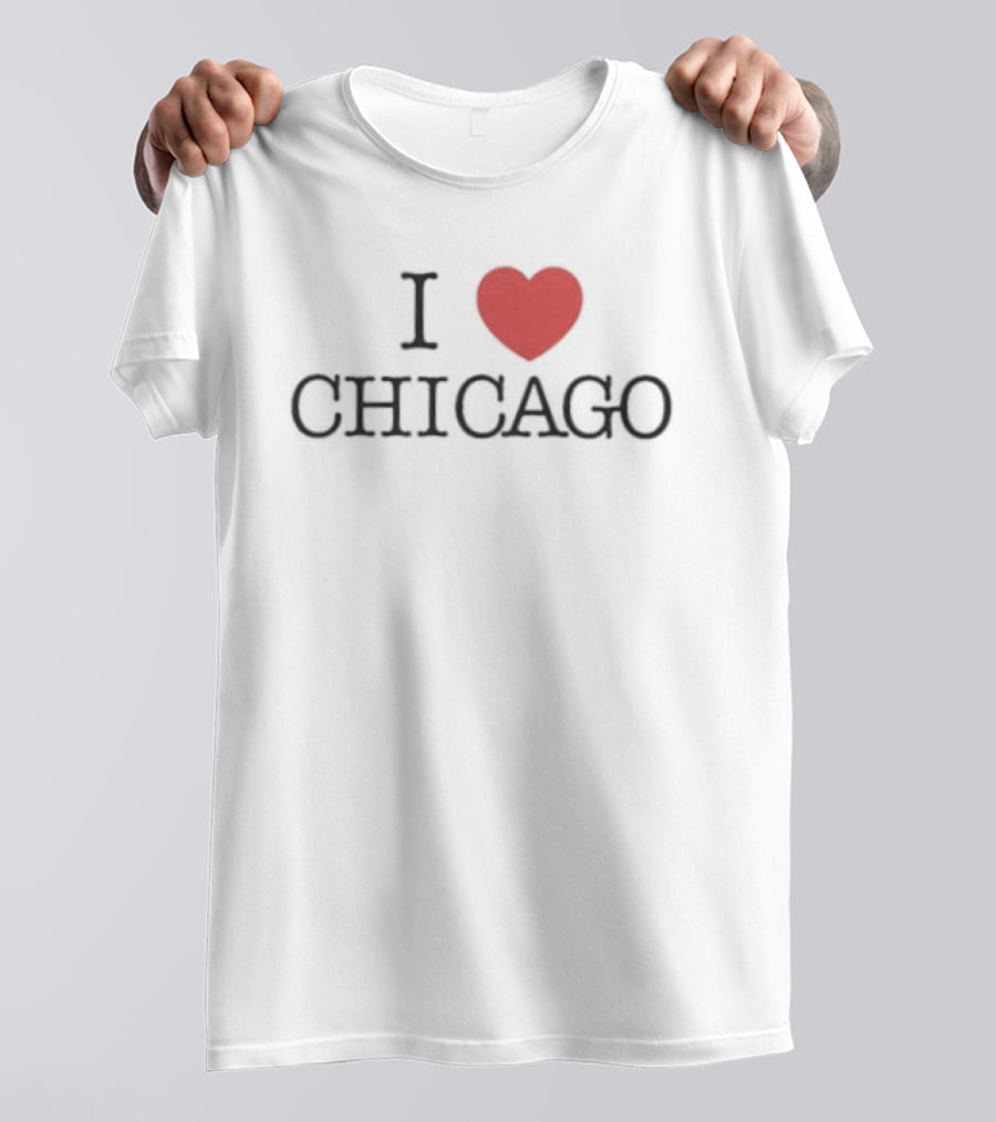 I Love Chicago Heart T-Shirt