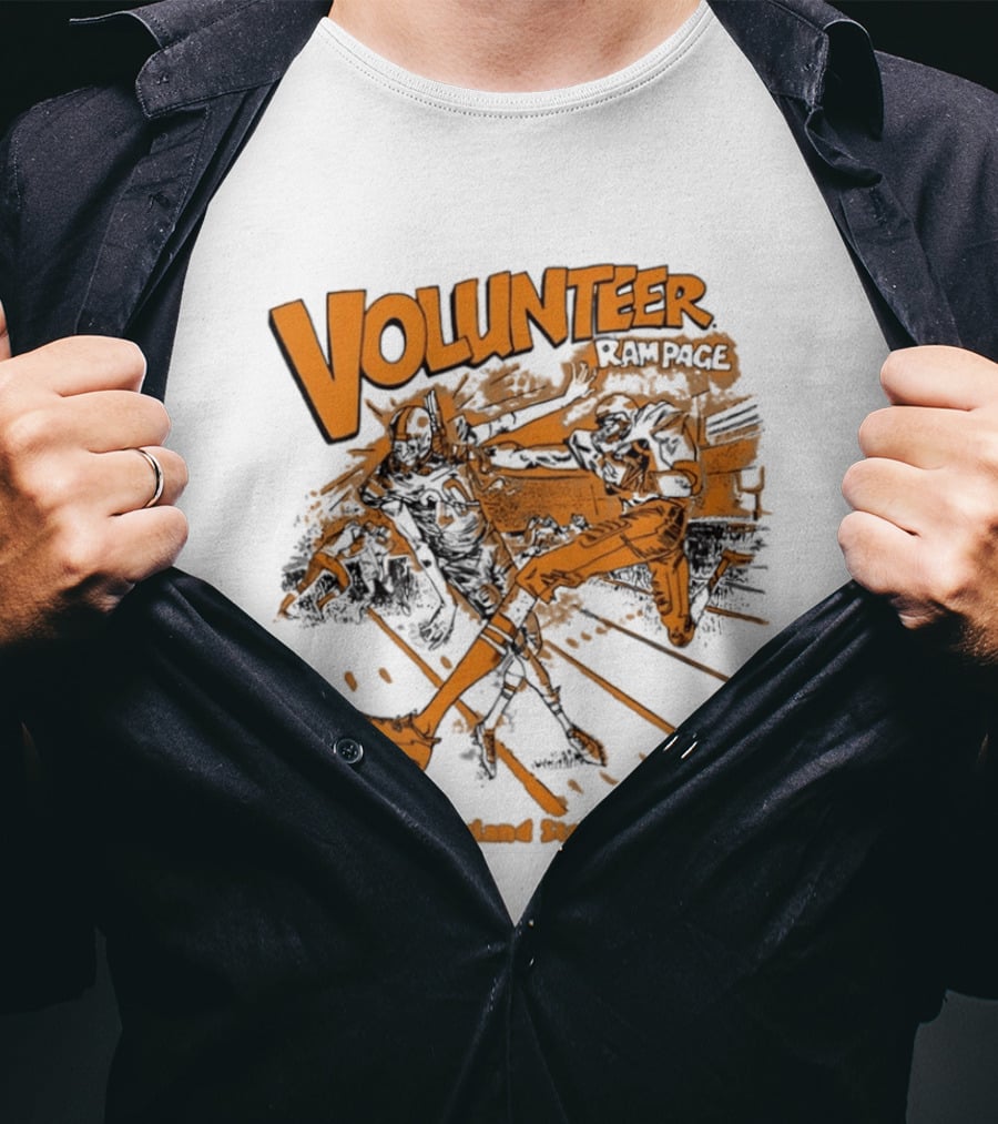 Volunteer Rampage Neyland Stadium Tennessee Volunteers T-Shirt