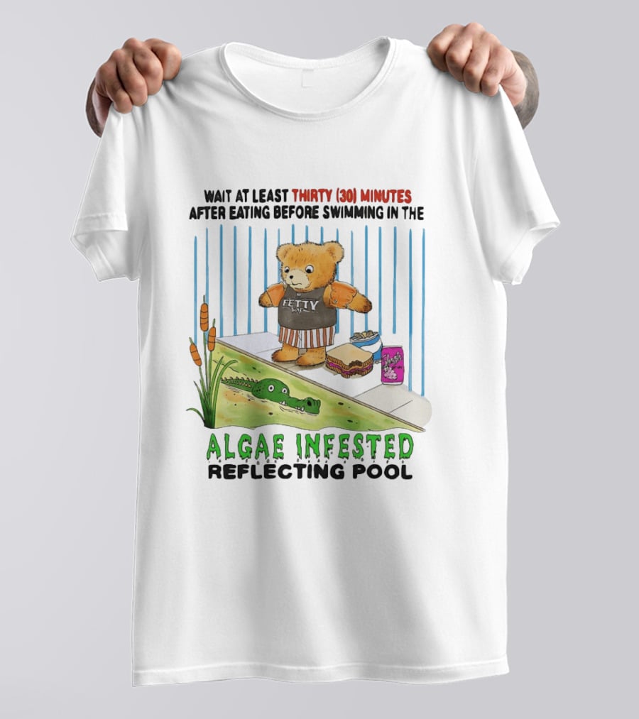 Wait Thirty 30 Minutes Before Swimming In The Algae Infested Reflecting Pool T-Shirt