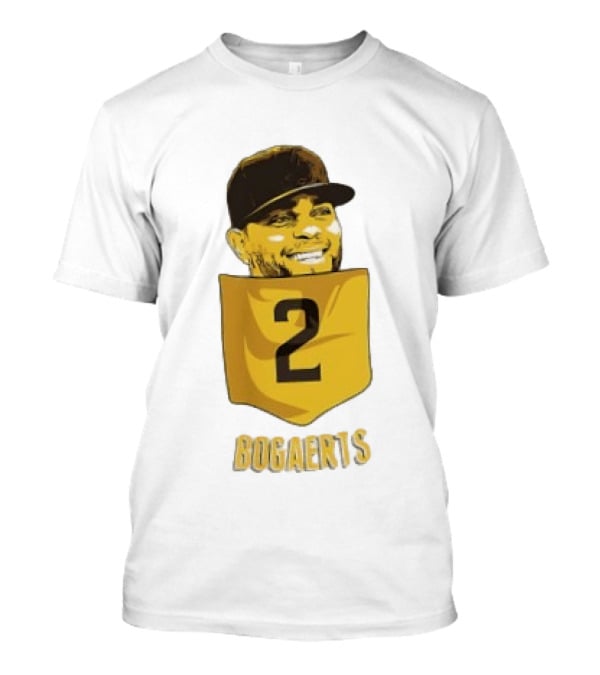 Xander Bogaerts 2 San Diego Padres Baseball MLB Pocket T-Shirt
